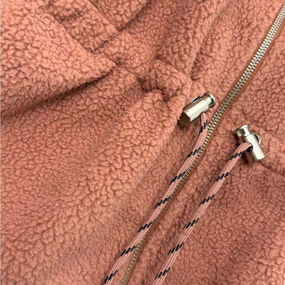 Women's Cozy Fleece Jacket - Rust XL - Picture 2 of 8